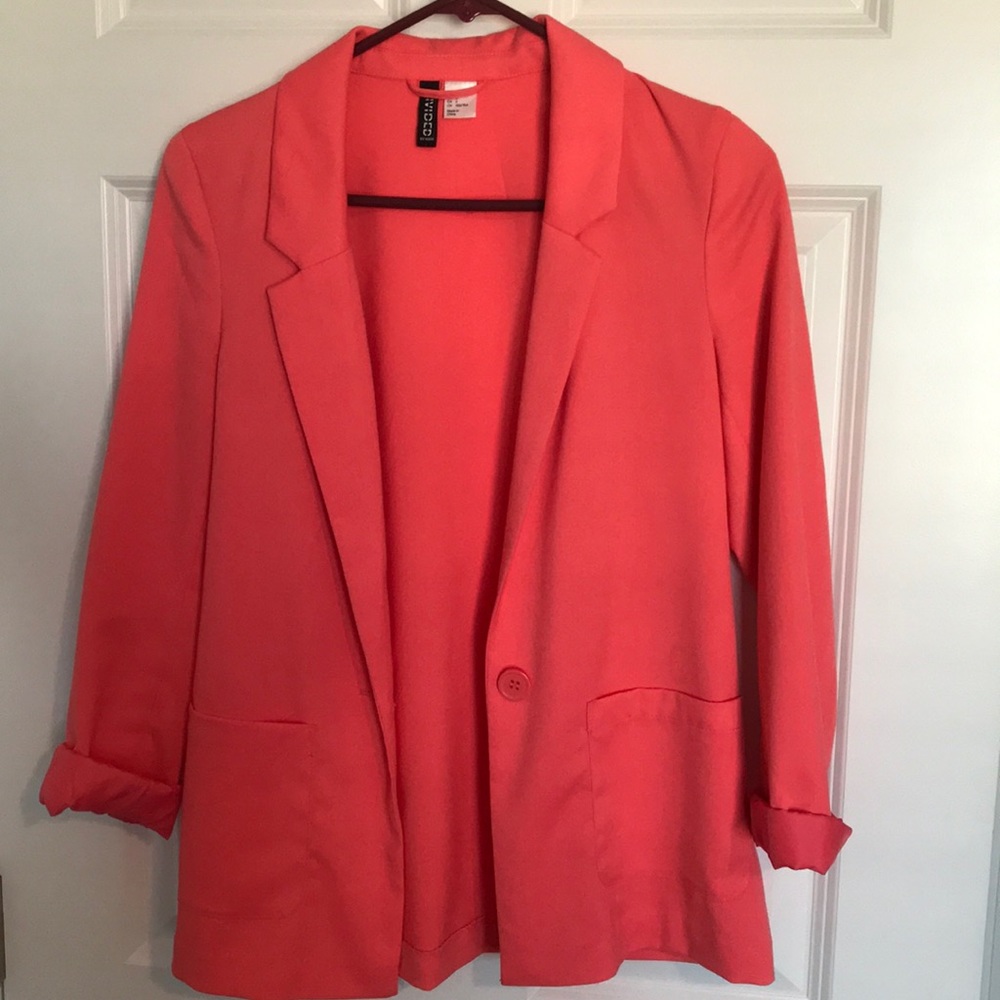 Pink blazer jacket H&M